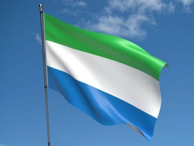 Sierra Leone Flag 5ft x 3ft