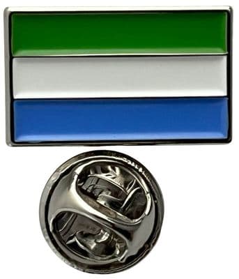 Sierra Leone Flag Pin Badge