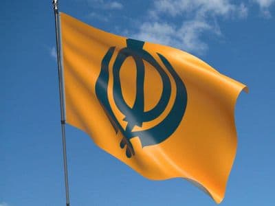 Sikh Flag 5ft x 3ft
