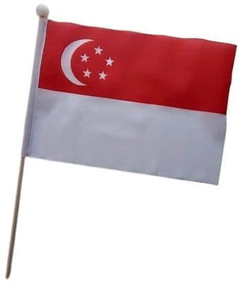 Singapore Hand Flag
