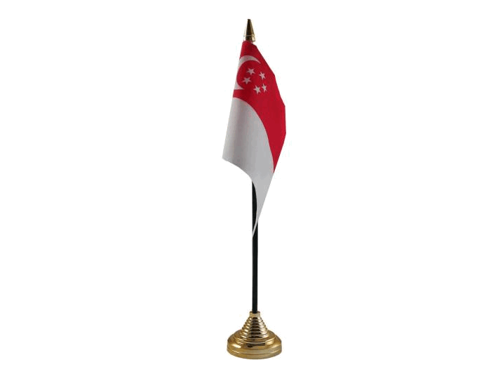 Singapore Table Flag