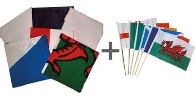 Six Nations Flag Bundle + Hand Flags