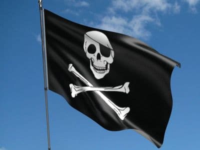 Skull and Cross Bones Flag 5ft x 3ft