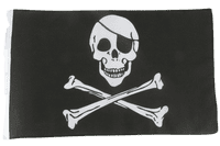Skull & Crossbones Pirate Flag | Buy Pirate 1ft Flag | NWFlags