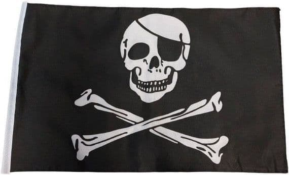 Skull & Crossbones Pirate Flag | Buy Pirate 1ft Flag | NWFlags