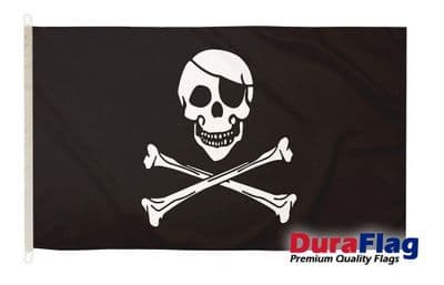 Skull and Crossbones Premium Quality DuraFlag Rope & Toggle - 3ft x 2ft