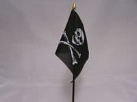 Skull & Crossbones Table Flag | Buy Skull & Crossbones Table Flag