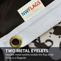 Skull and Crossbones 1.5ft x 1ft Knitted Heavy Polyester Flag | NWFlags