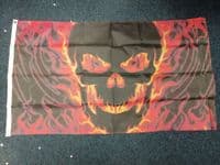 Skull with Fire Flag | Buy Skull with Fire Flag | NWFlags
