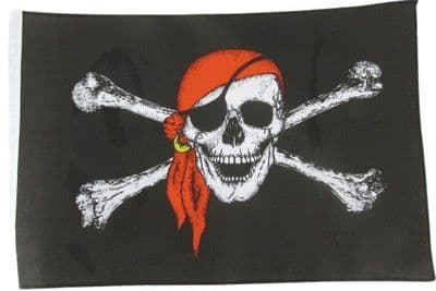 Skull With Scarf Pirate Flag - 17