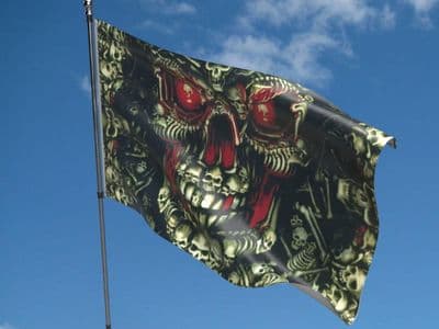 Skulls Multi Flag 5ft x 3ft