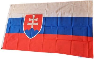 Slovakia Flag - 5ft x 3ft | Standard Polyester