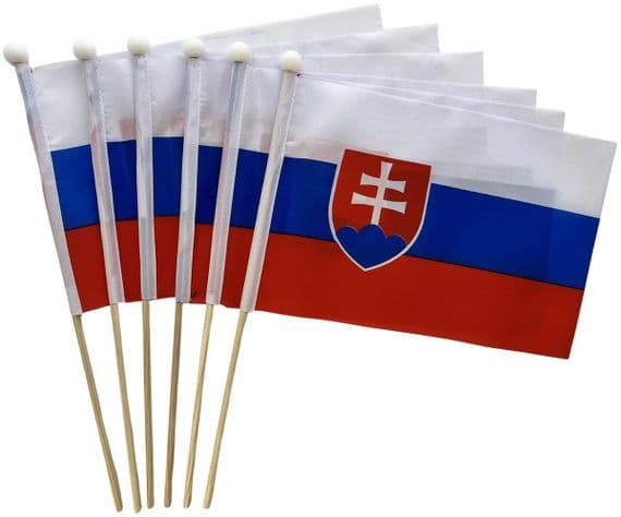 Slovakia Pack of Hand Flags | Buy Slovakia Pack of Hand Flags