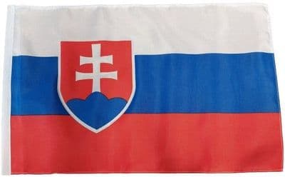 Slovakia SLEEVED Flag - 1.5ft x 1ft