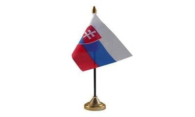 Slovakia Table Flag
