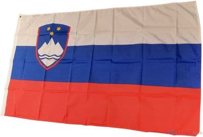 Slovenia Flag - 5ft x 3ft | Standard Polyester