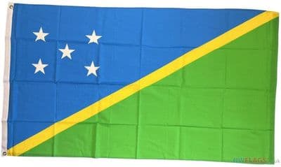 Solomon Islands Flag - 5ft x 3ft | Standard Polyester