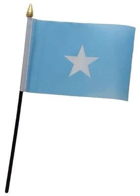 Somalia Table Flag - NO BASE