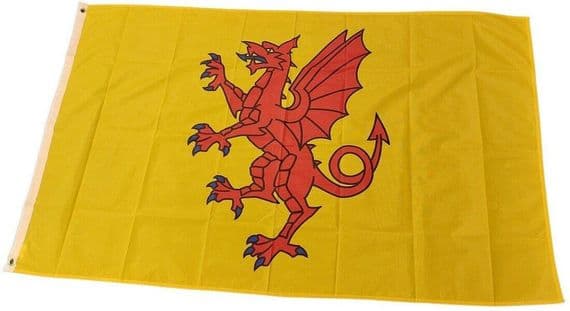Somerset Flag 5ft x 3ft Knitted Heavy Polyester | NWFlags