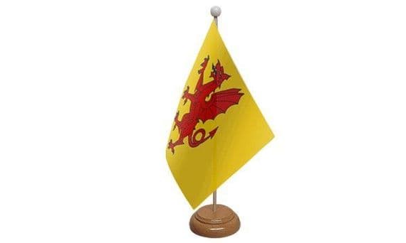 Somerset Wooden Table Flag | Buy Somerset Wooden Table Flag | NWFlags