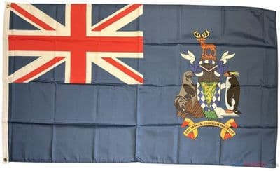 South Georgia and Sandwich Flag - 5ft x 3ft | Standard Polyester