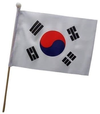 South Korea Hand Flag