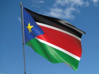 South Sudan 5ft x 3ft Flag