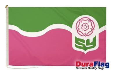 South Yorkshire Premium Quality DuraFlag Rope & Toggle - 3ft x 2ft