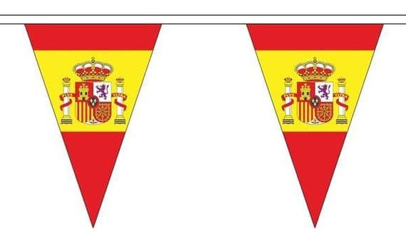 Spain State Triangle Bunting | Buy Spain State Triangle Bunting