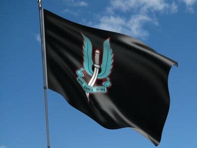 Special Air Service SAS Flag - 5ft x 3ft | Standard Polyester