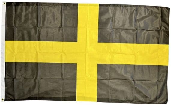 St David Cross Flag Heavy Duty 5ft x 3ft - NWFlags