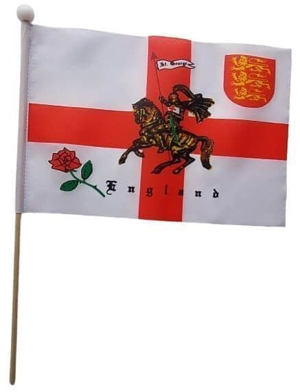 St George Charger Hand Flag | Buy St George Charger Hand Flag