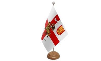 St George Charger Table Flag - Wood