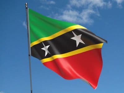St Kitts and Nevis 5ft x 3ft Flag