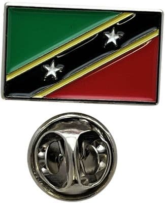 St Kitts & Nevis Flag Pin Badge