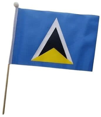St Lucia Hand Flag