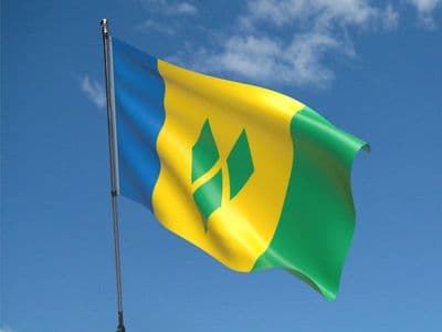 St Vincent 5ft x 3ft Flag