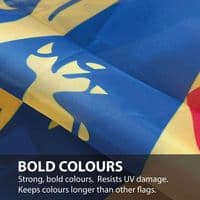 Staffordshire Flag 5ft x 3ft Knitted Heavy Polyester | NWFlags