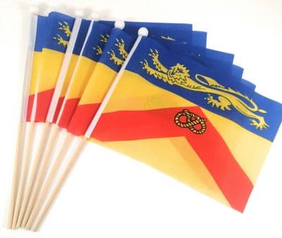 Staffordshire Hand Flag - 6 Pack