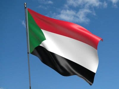 Sudan 5ft x 3ft Flag