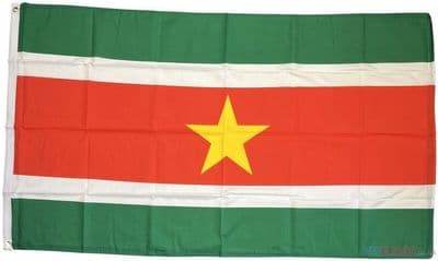 Suriname Flag - 5ft x 3ft | Standard Polyester