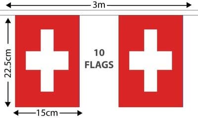 Switzerland Bunting 3m