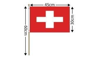 Switzerland Large Hand Flag (18