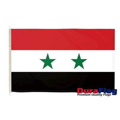 Syria Flag - 5ft x 3ft | Premium Quality DuraFlag D Clips