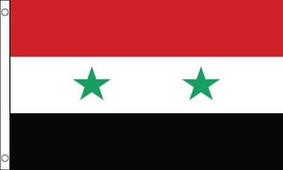 Syria Flag VALUE 3ft x 2ft