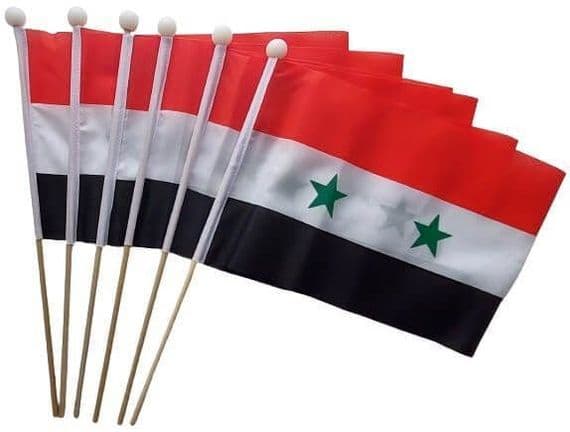 Syria Pack of Hand Flags | Buy Syria Pack of Hand Flags | NWFlags