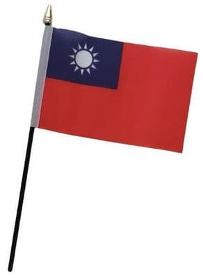Taiwan Table Flag - NO BASE