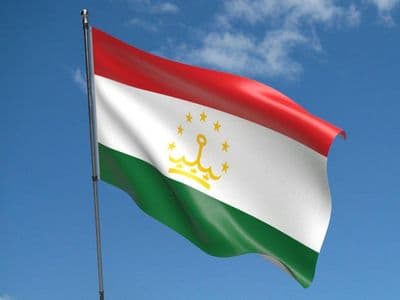 Tajikistan 5ft x 3ft Flag