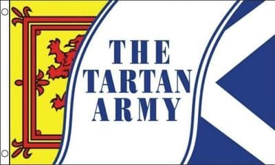 Tartan Army Flag - 3ft x 2ft | Standard Polyester