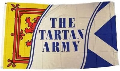 Tartan Army Flag - 5ft x 3ft | Standard Polyester